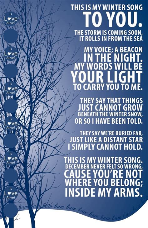 winter melody lyrics.